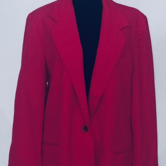 Barbie pink loose fitting medium length blazer - Picture 6 of 8